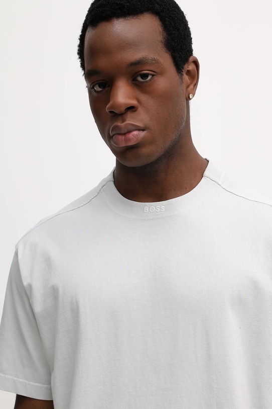 Бавовняна футболка BOSS Orange Te_Dye_ сірий 50521805