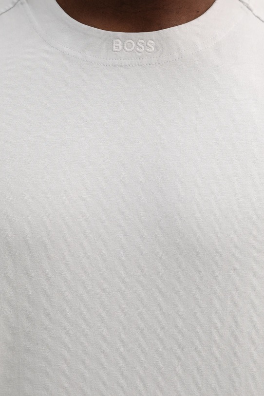 Хлопковая футболка BOSS Orange Te_Dye_ 50521805 серый