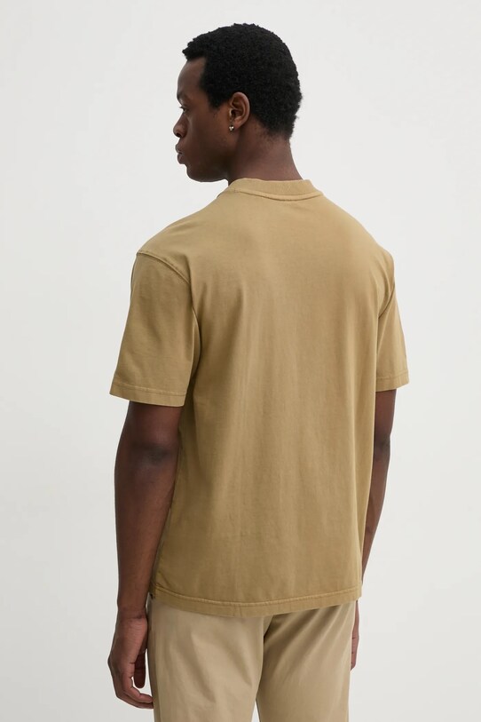 Oblečení Bavlněné tričko BOSS Orange Te_Dye_ 50521805 zelená