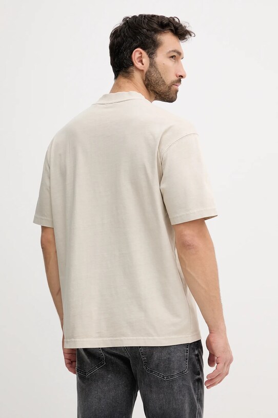 Îmbrăcăminte BOSS Orange tricou din bumbac 50521805 bej