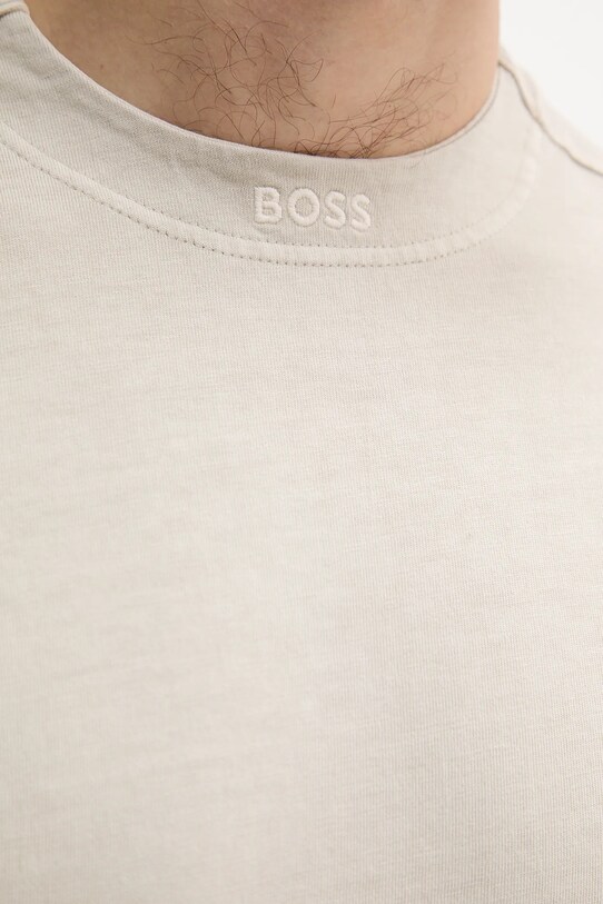 BOSS Orange tricou din bumbac 50521805 bej