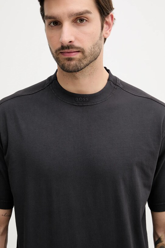 BOSS Orange tricou din bumbac negru 50521805