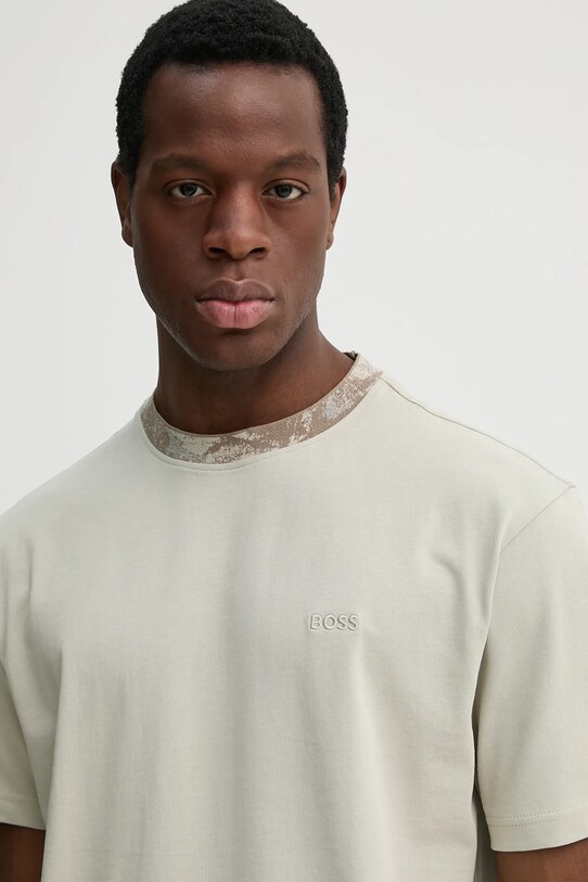 BOSS Orange t-shirt bawełniany szary 50530747