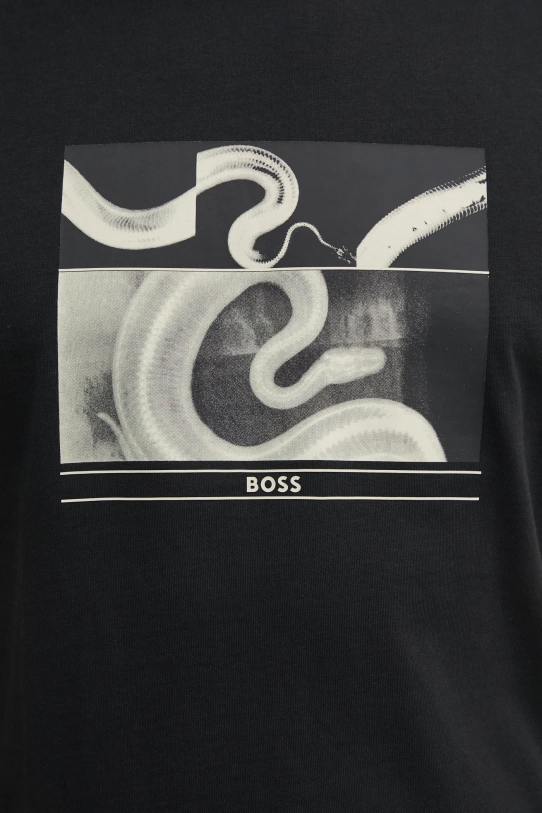 BOSS Orange t-shirt bawełniany 50534919 czarny