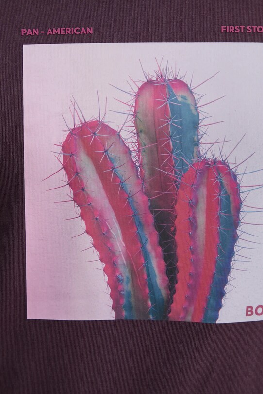 BOSS Orange tricou din bumbac 50535079 violet