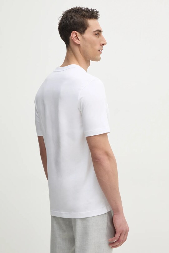 Ρούχα Βαμβακερό μπλουζάκι BOSS Orange 50535112 λευκό