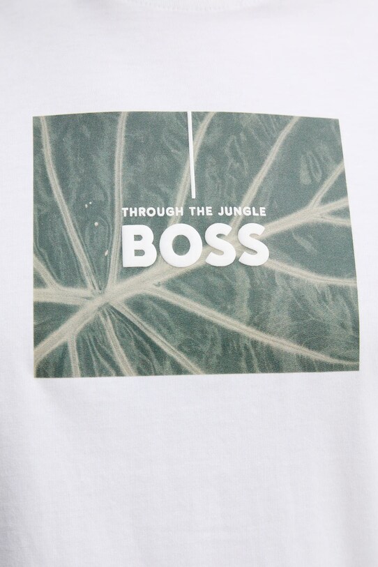 Бавовняна футболка BOSS Orange 50535112 білий