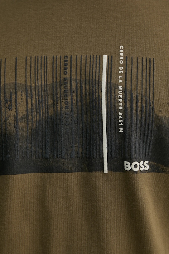 BOSS Orange tricou din bumbac 50535112 verde