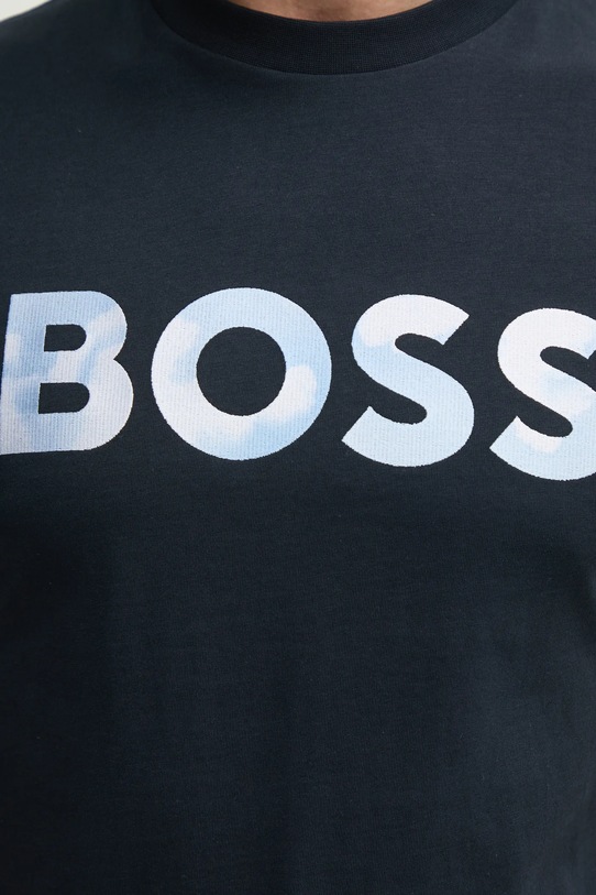 BOSS tricou din bumbac 50531309 bleumarin