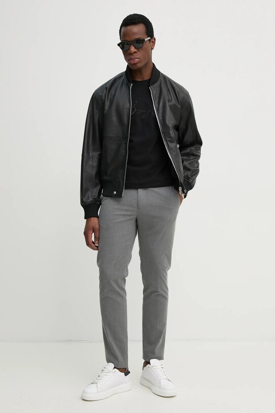 BOSS tricou din bumbac 50531309 negru SS25