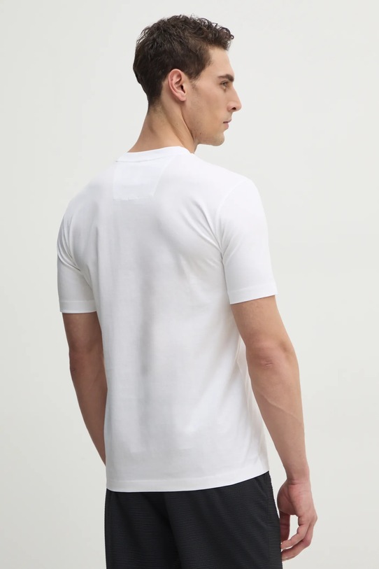 Oblečenie Bavlnené tričko BOSS 50531455 biela