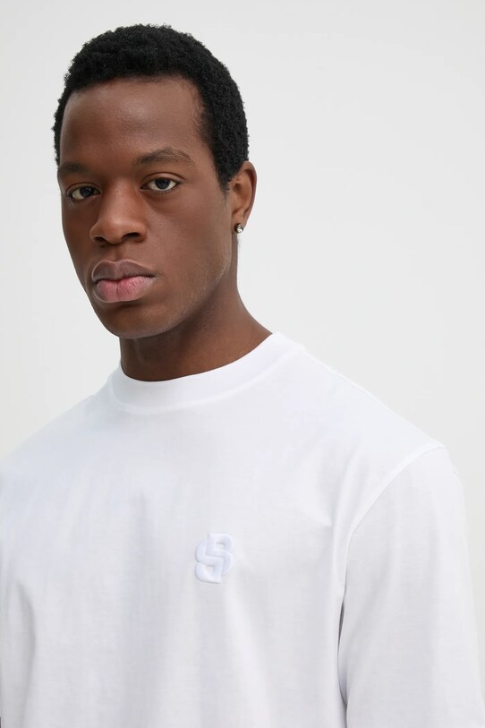 BOSS tricou din bumbac alb 50533343
