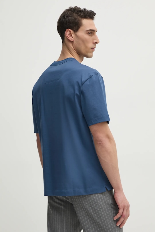 Odzież BOSS t-shirt bawełniany 50533343 niebieski