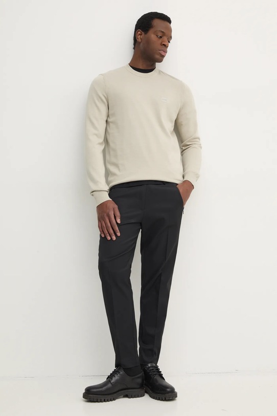 BOSS t-shirt in cotone 50533343 nero SS25