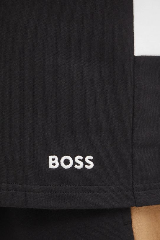 BOSS t-shirt bawełniany lounge 50535784 czarny