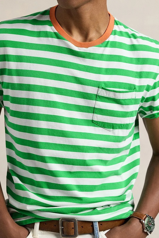 Polo Ralph Lauren t-shirt in cotone verde 710958202