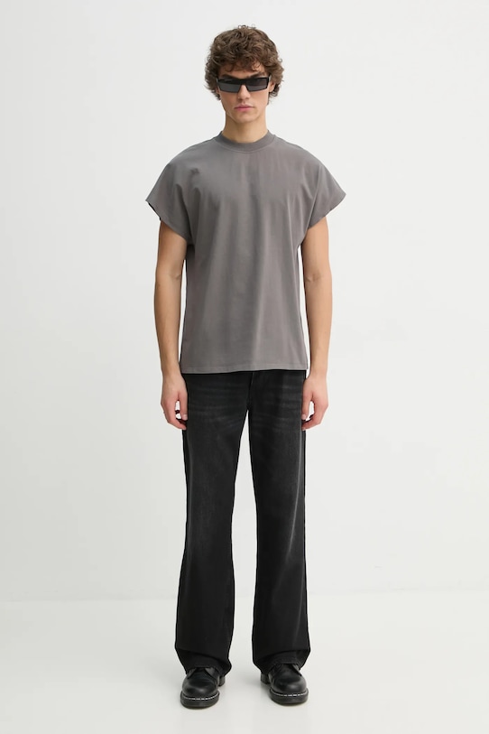 Бавовняна футболка Won Hundred 3587.12071 сірий SS25