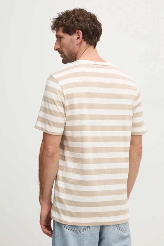Îmbrăcăminte Tommy Hilfiger tricou din bumbac MW0MW37283 bej