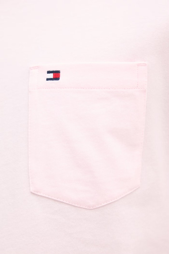 Tommy Hilfiger T-shirt ανδρικό βαμβακερό MW0MW37283 ροζ