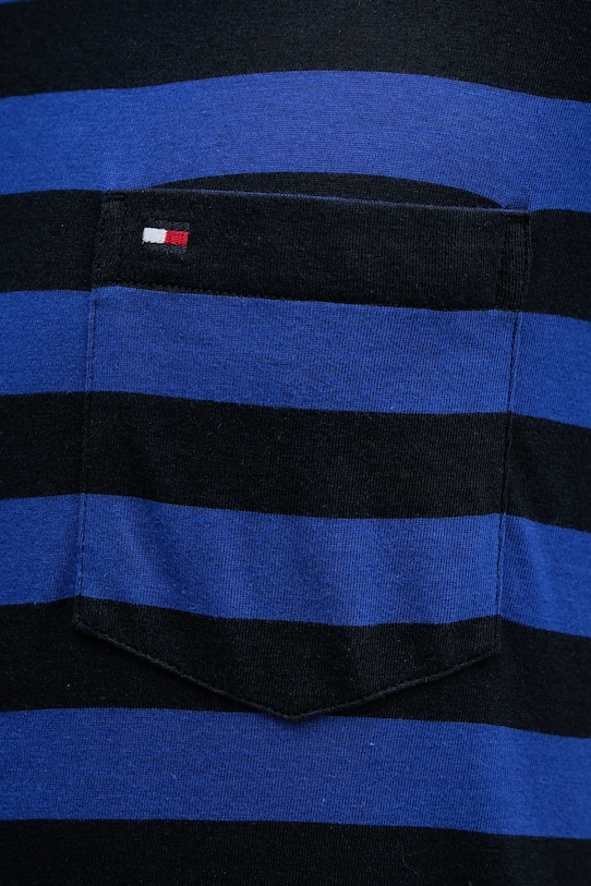 Βαμβακερό μπλουζάκι Tommy Hilfiger σκούρο μπλε MW0MW37283