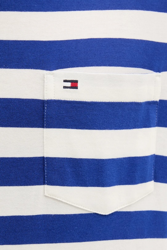 Βαμβακερό μπλουζάκι Tommy Hilfiger σκούρο μπλε MW0MW37283