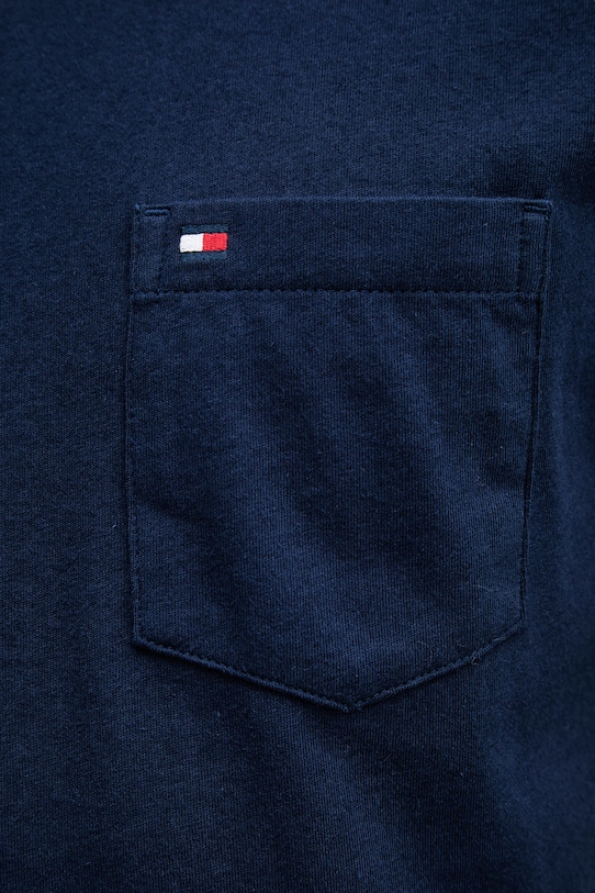 Tommy Hilfiger t-shirt ανδρικό βαμβακερό MW0MW37283 σκούρο μπλε