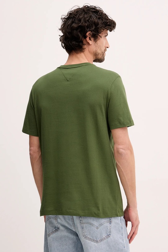 Odzież Tommy Hilfiger t-shirt bawełniany MW0MW37283 zielony