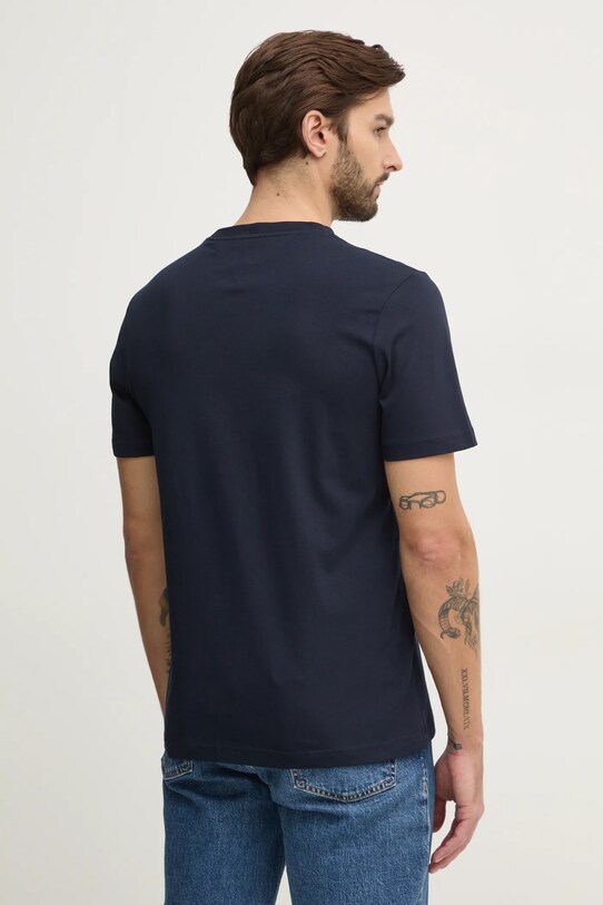 Îmbrăcăminte Tommy Hilfiger tricou din bumbac MW0MW37443 bleumarin
