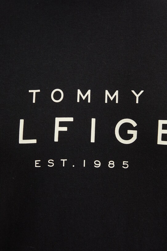 Бавовняна футболка Tommy Hilfiger MW0MW37448 чорний