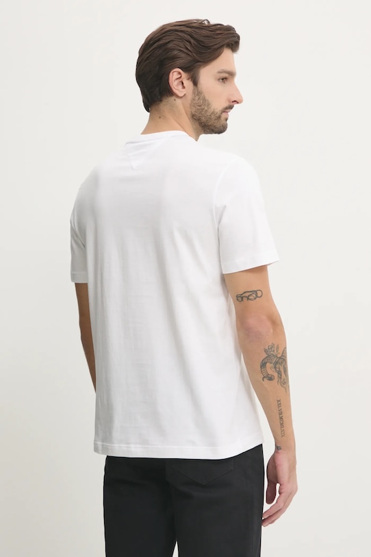 Oblečenie Bavlnené tričko Tommy Hilfiger MW0MW37454 biela