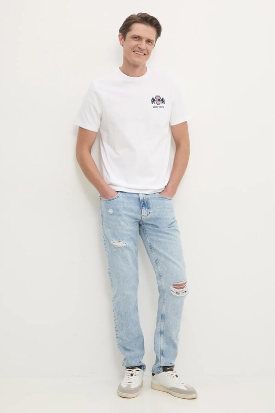 Футболка Tommy Hilfiger MW0MW38076 белый SS25