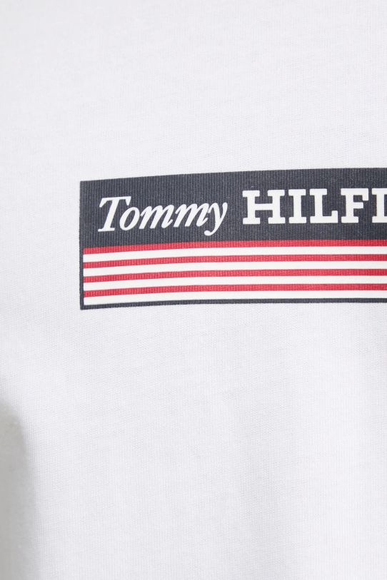 Tommy Hilfiger tricou din bumbac MW0MW38079 alb