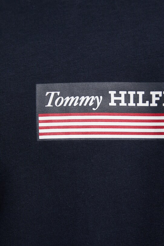 Бавовняна футболка Tommy Hilfiger MW0MW38079 темно-синій