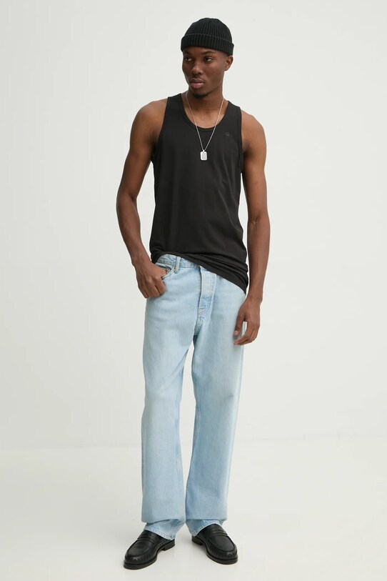 G-Star t-shirt 2 db D25476.3310 fekete SS25