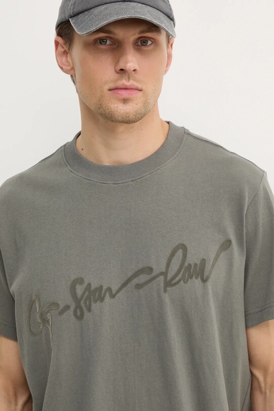 G-Star tricou din bumbac gri D25148.C336