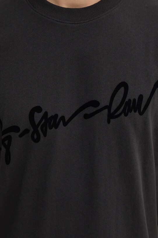 G-Star t-shirt bawełniany D25148.C336 czarny