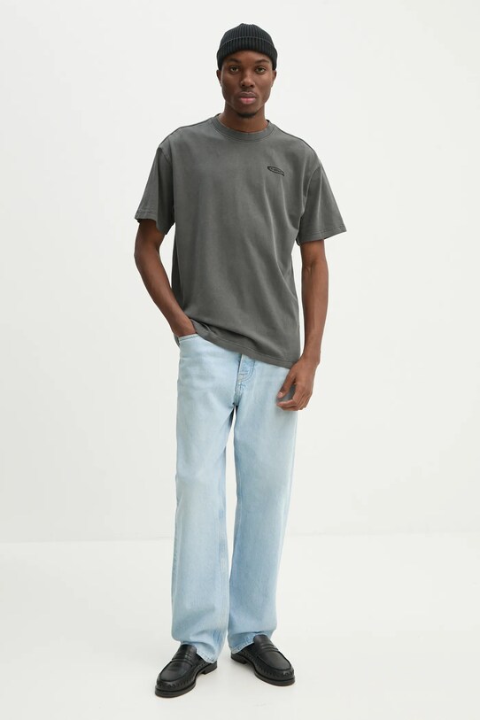 G-Star tricou din bumbac D25162.C756 gri SS25