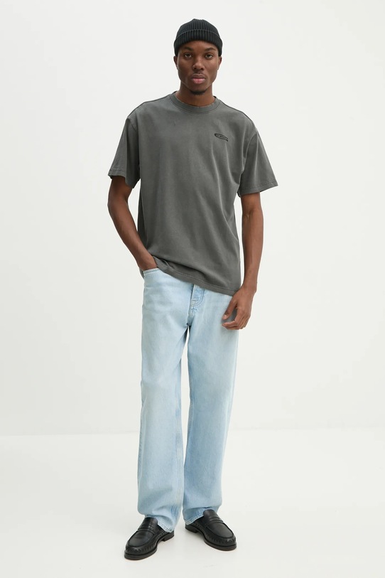 Bavlnené tričko G-Star D25162.C756 sivá SS25