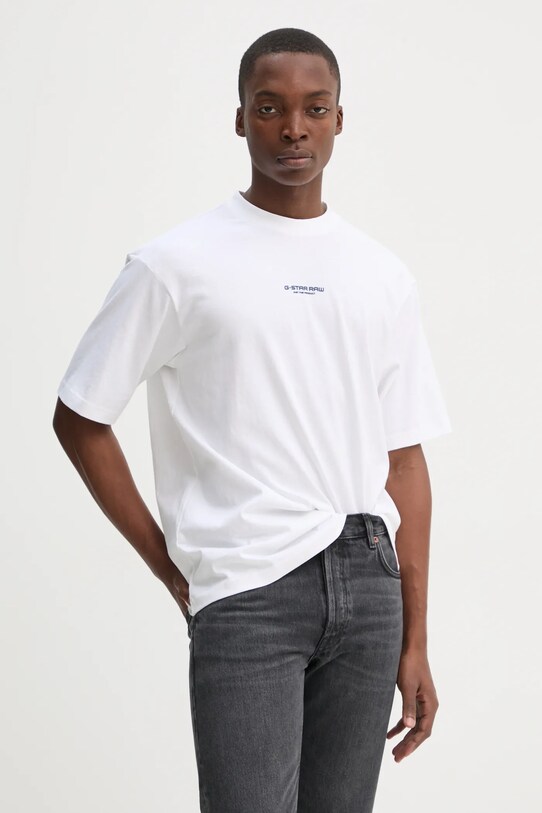 G-Star tricou D25154.C336 alb SS25