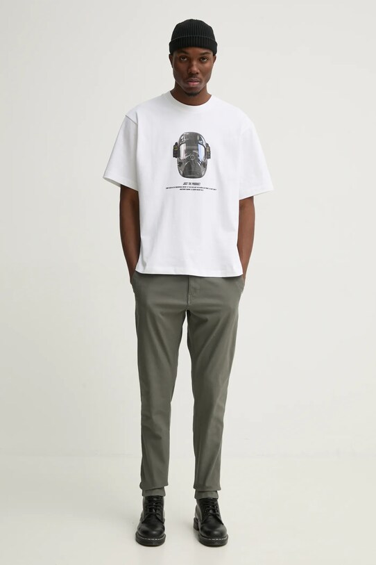 G-Star tricou din bumbac D25159.C784 alb SS25