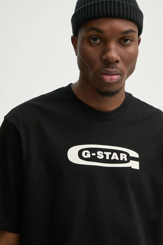 G-Star tricou din bumbac negru D26350.C336