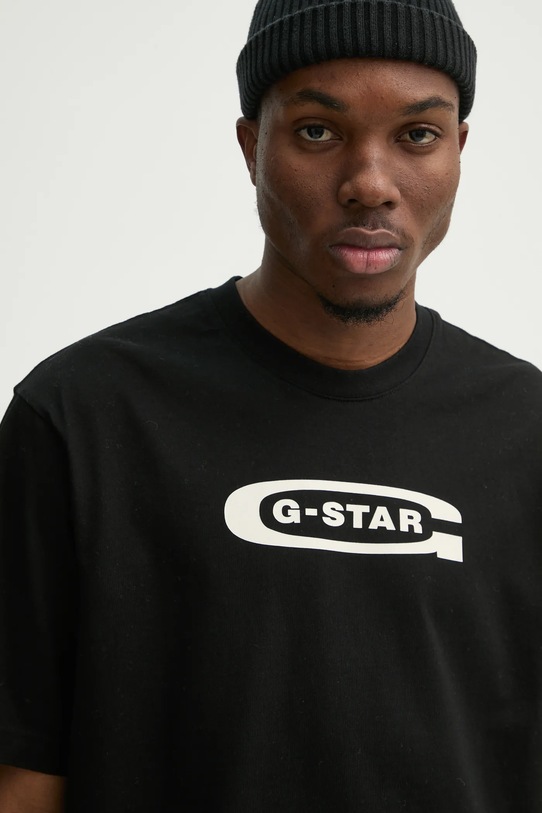 G-Star tricou din bumbac negru D26350.C336