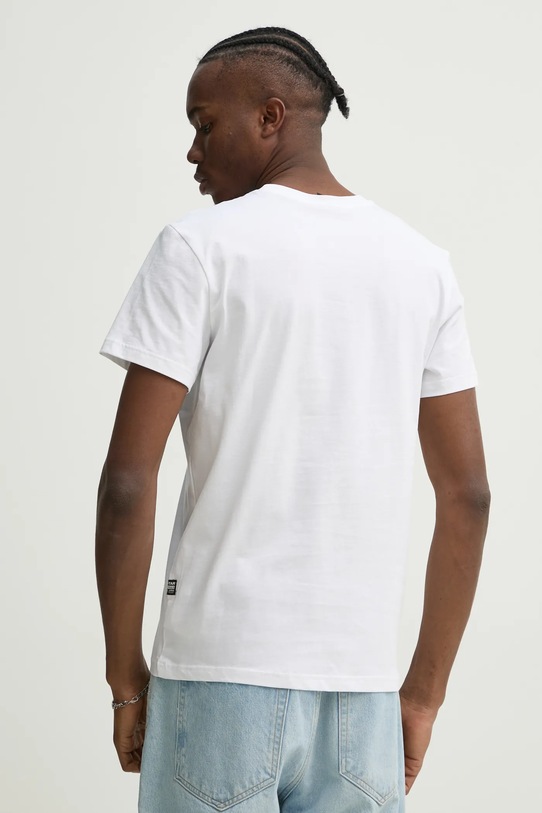 Oblečenie Bavlnené tričko G-Star D25140.336 biela