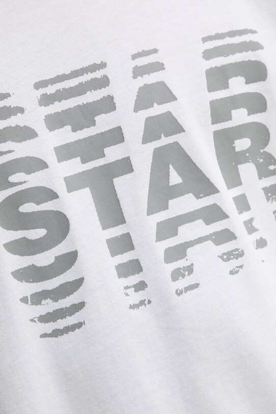 G-Star tricou din bumbac D25140.336 alb