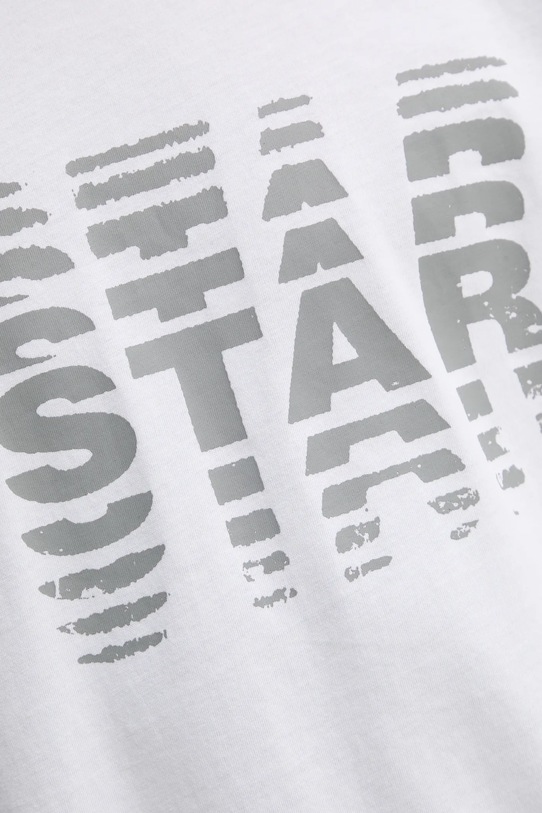 Bavlnené tričko G-Star D25140.336 biela