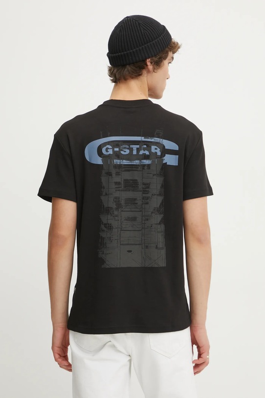 Bavlnené tričko G-Star čierna D25141.C812