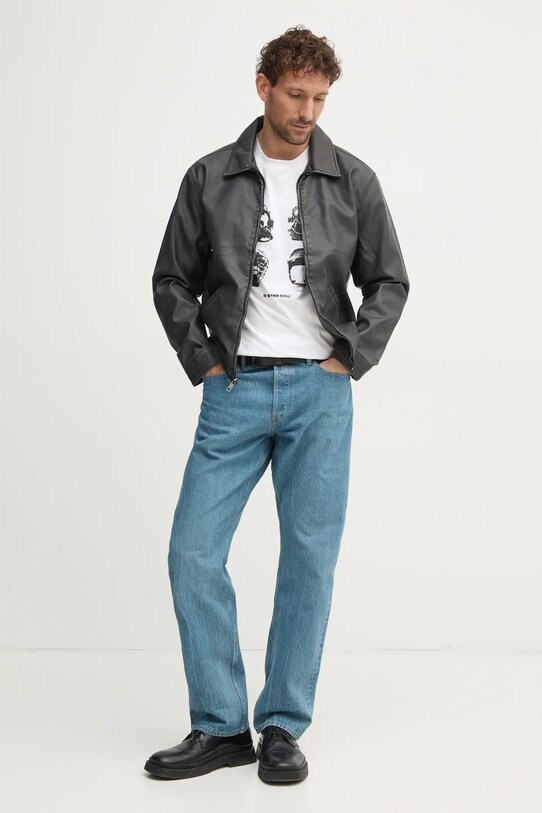 G-Star tricou din bumbac D25160.336 bej SS25