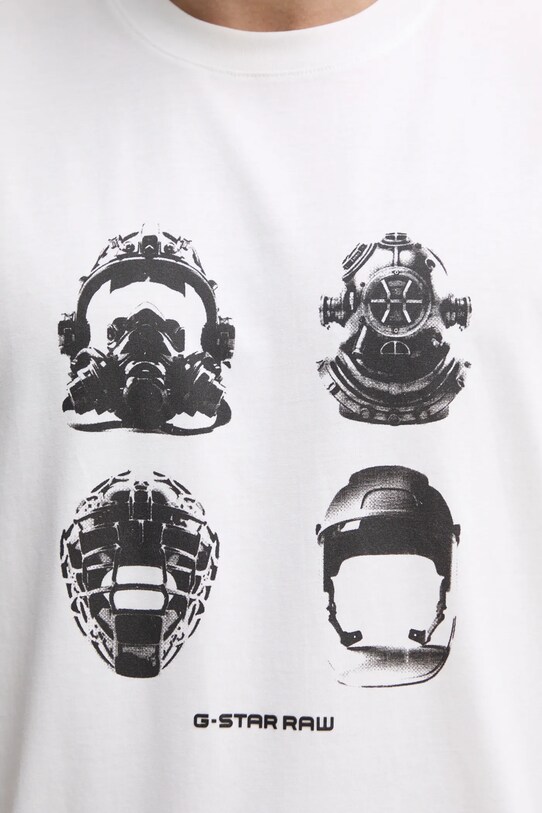 G-Star tricou din bumbac D25160.336 bej