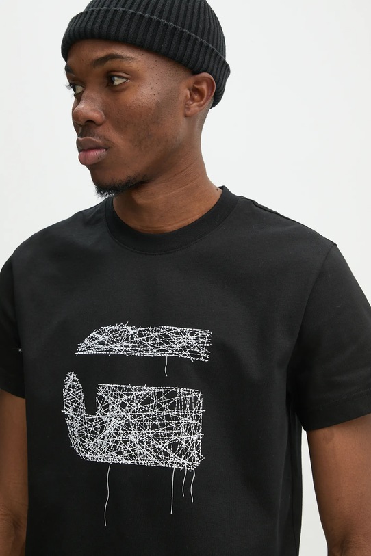 Bavlnené tričko G-Star čierna D25674.C336