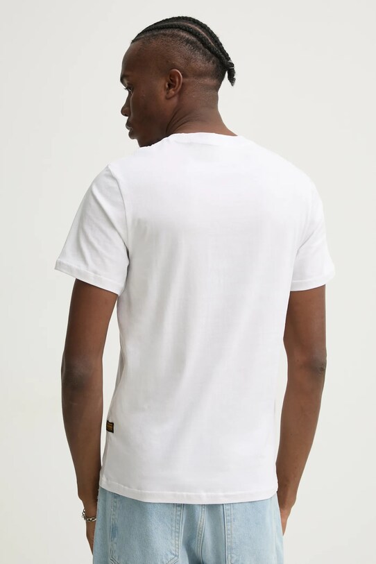 Îmbrăcăminte G-Star tricou din bumbac D25146.C506 alb